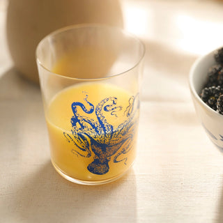 Lucy Blues Short Drinking Glass
