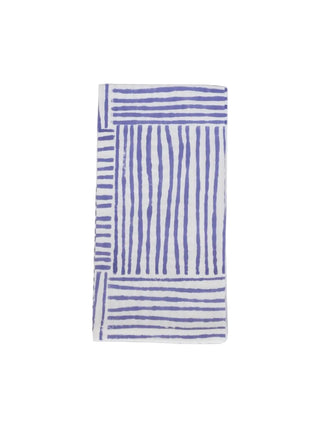 Set of 4   Organic Napkins   Striped
