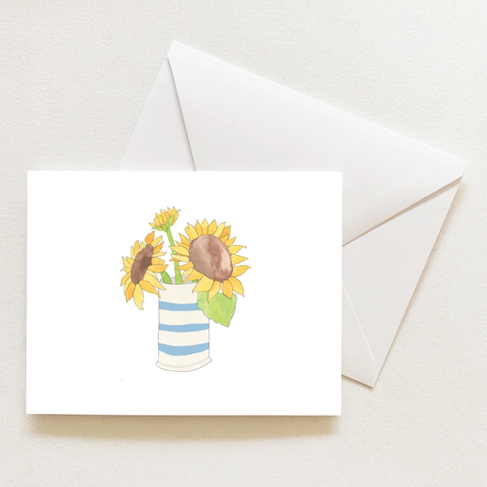 Sunflower Sleeved Note Card