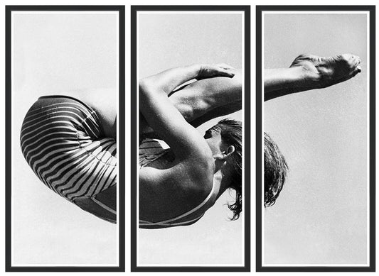 Olympic High Dive Triptych 67x50