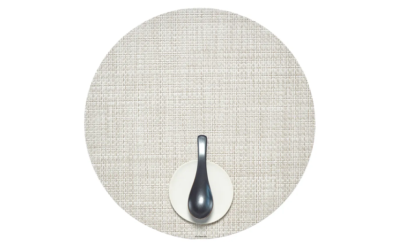 Basketweave Tablemat - Round 15" - Online Only