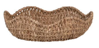 Decorative Braided Bankuan Bowls w/ Scalloped Edge