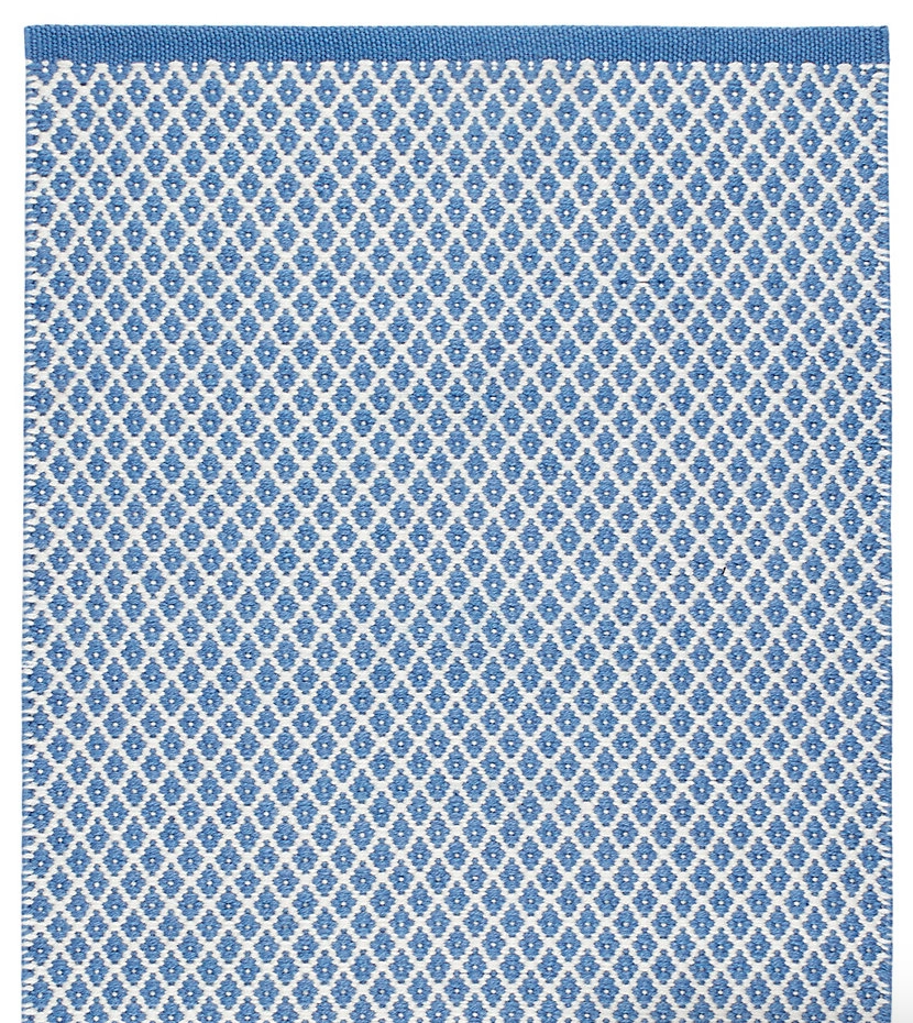 Mainsail French Blue Handwoven Indoor/Outdoor Rug 2x3