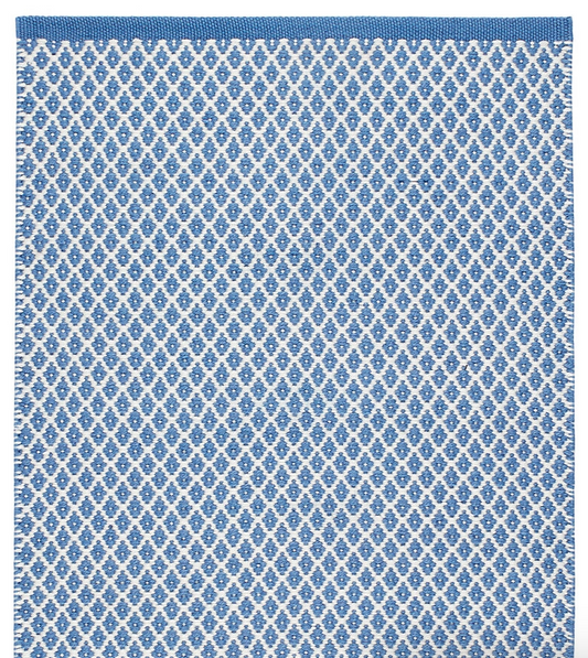 Mainsail French Blue Handwoven Indoor/Outdoor Rug 2x3