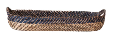 Hand-Woven Bread Baskets w/ Handles Large