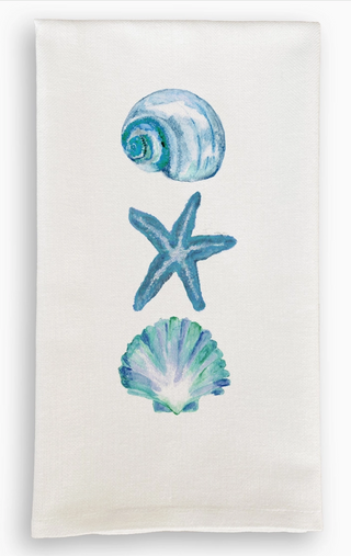 Three Shells Dishtowel
