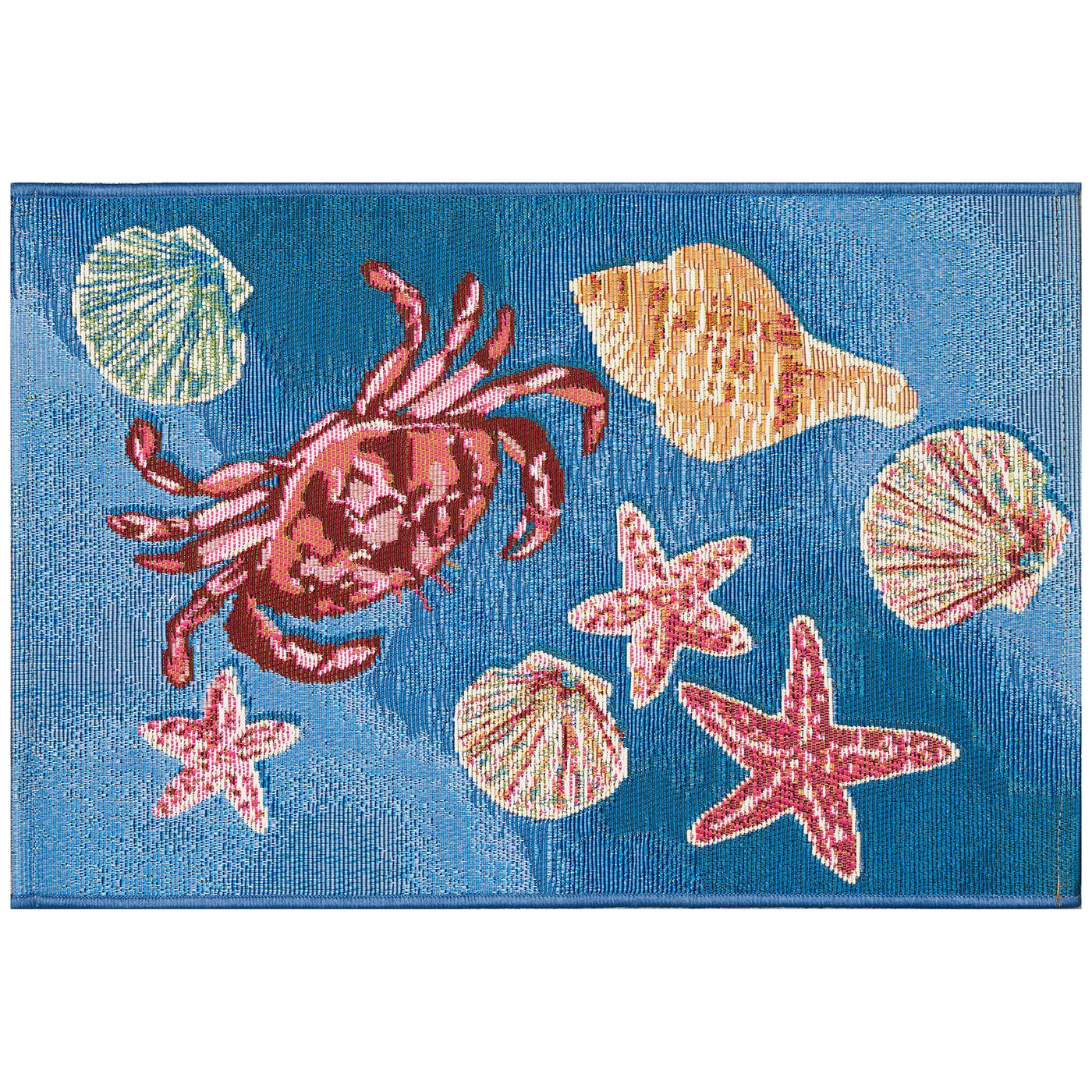 SHELL WE DANCE AQUA 24"x34.5"