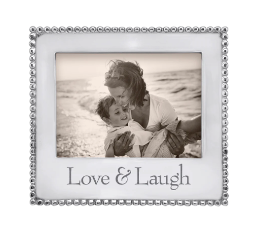Love & Laugh Beaded 5x7 Frame