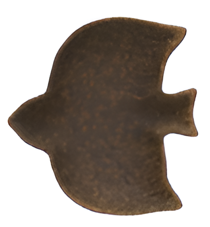 Stoneware Flora/Fauna Dish, Reactive Glaze V