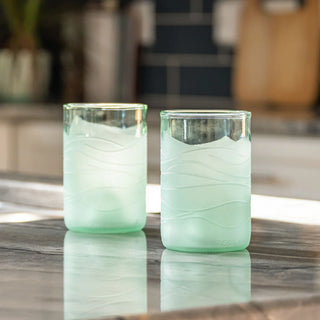 Glacier Glass 12oz Tumbler Glass | Set of 4
