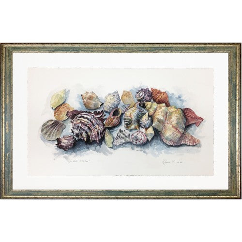 CL- SEAWASH COLLECTION - 33" x 50" - 3" Distressed Silver Frame