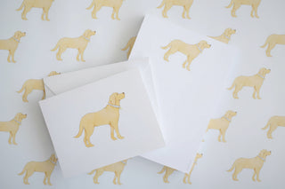 Golden Pup Sleeved Note Card

