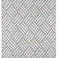 Crisscross Platinum Indoor/Outdoor Rug 2x3