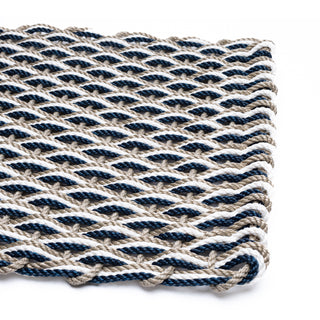 Sand Pearl Navy Doormat
