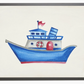 Watercolor Ship - Online Only