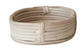 Oval Decorative Hand-Woven Rattan Baskets, Natural