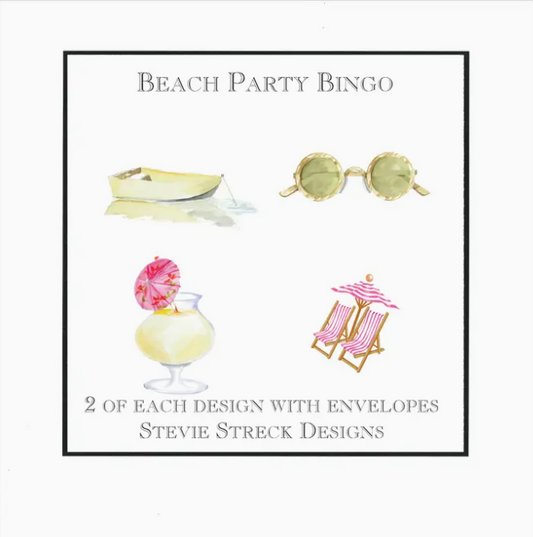 Beach Party Bingo  (GBN122) - Note Cards Boxed