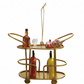 3-1/2"H - 6"H Metal Bar Cart Ornament III