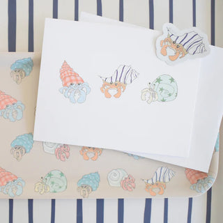 Hermit Crab Sleeved Note Card
