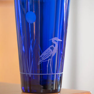 Heron 17oz Cobalt Blue Pint Glass | Set of 4
