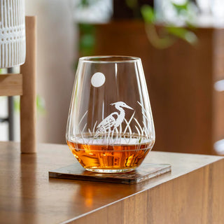 Heron 18oz Stemless Wine Tumbler Glass | Set of 4
