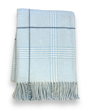 Windowpane Plaid Throw
