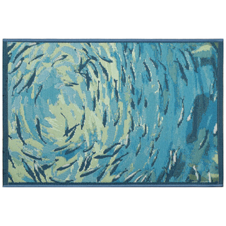 Fish to Go Blue 24" x 34.5"
