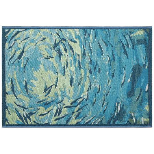 Fish to Go Blue 24x34.5