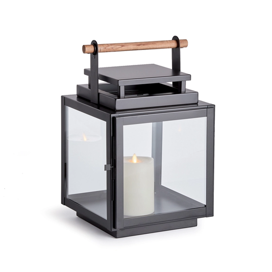 Adwin Outdoor Lantern, Medium - Black