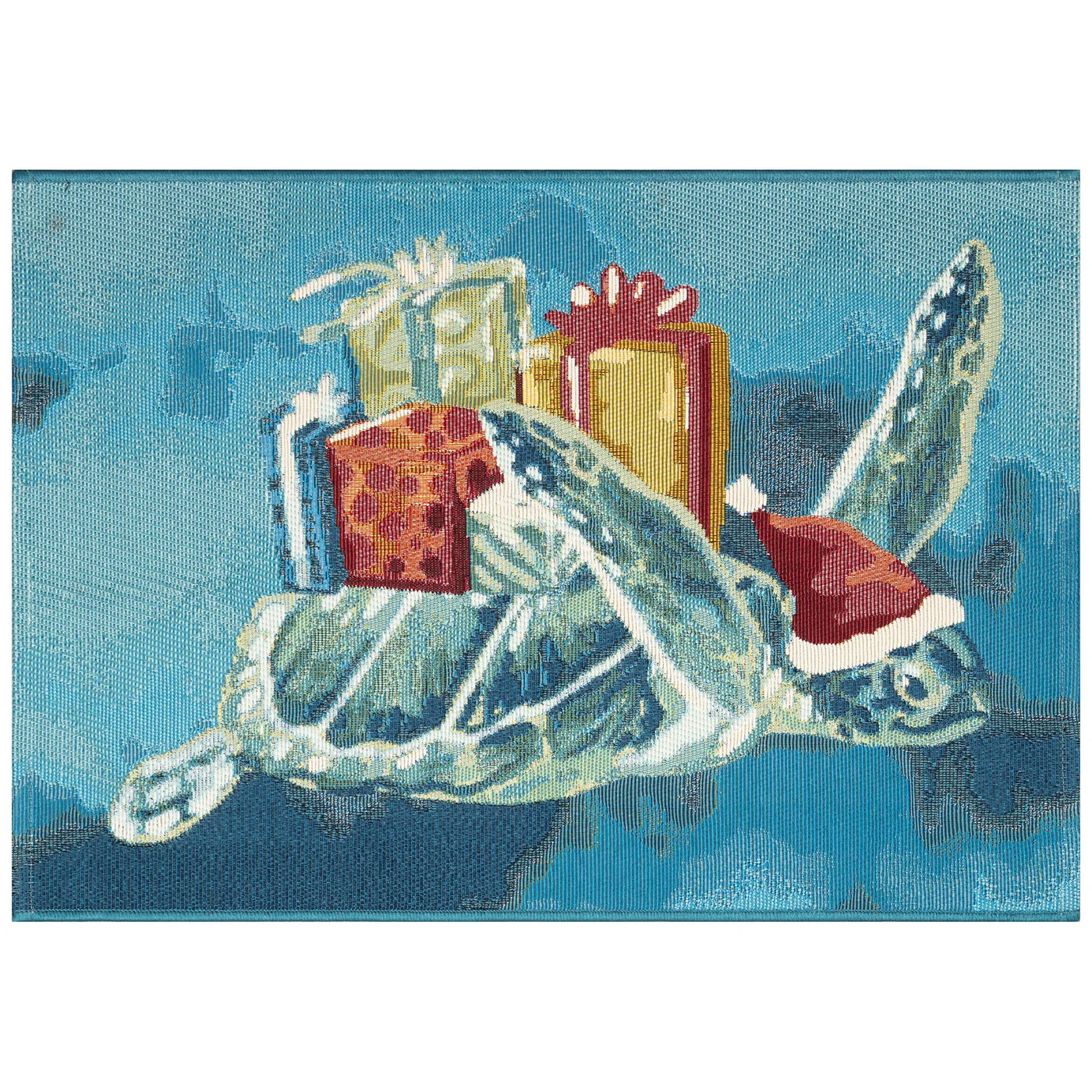 Esencia Santa Seaturtle Indoor/Outdoor Mat Ocean