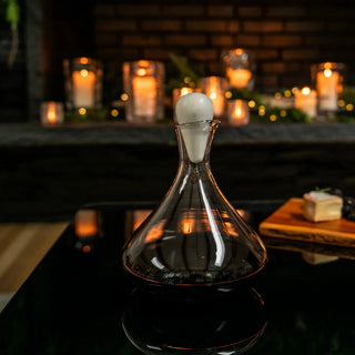 Vintner Wine Decanter with Marble Stopper
