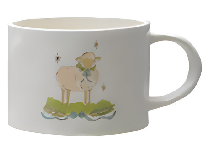 14 oz. Stoneware Mug with Gold Electroplating IV