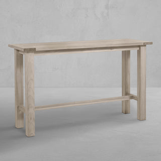 Croquet Teak Bar Table   Oyster
