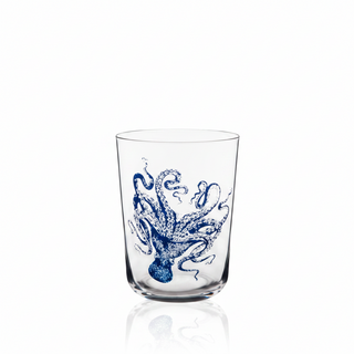 Lucy Blues Short Drinking Glass
