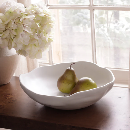 VIDA Nube Large Organic Bowl (White)