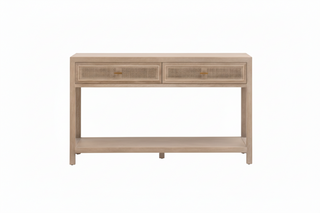 Cane 2 Drawer Entry Console
