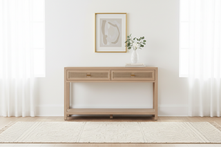 Cane 2 Drawer Entry Console
