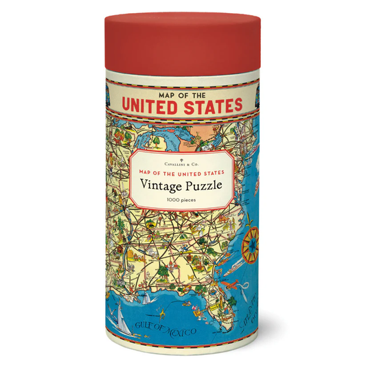 Map of USA - 1000 Piece Puzzle