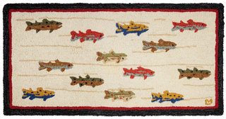 Summer Trout Rug   Online Only
