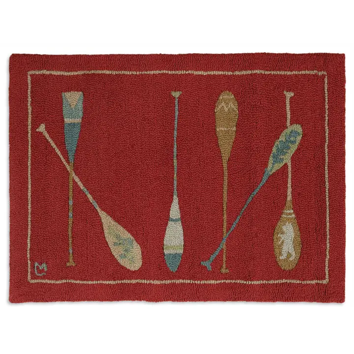 Crimson Paddles - 2' x 4' - Online Only