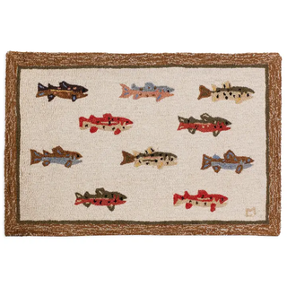 Summer Trout Rug   Online Only
