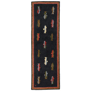 River Fish Rug   Online Only
