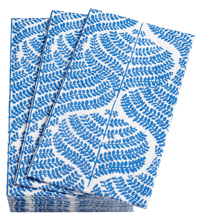 Flora Indigo Napkin Guest Towel