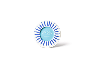 Iris Blue Burst Round Frame
