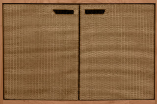 Chesapeake Console Cabinet   Natural TeakRaffia
