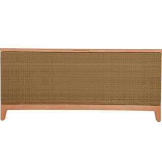 Chesapeake Console Cabinet   Natural TeakRaffia
