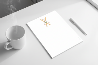 Vintage Skis Notepad

