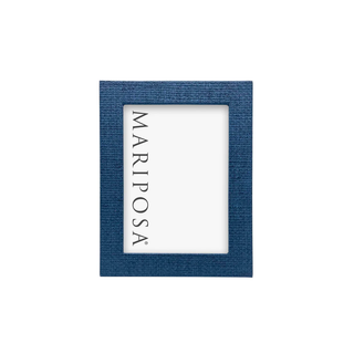 Indigo Faux Grasscloth Frame
