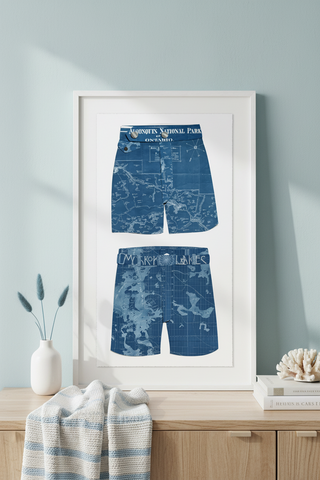 Swim Cutouts Navy I
