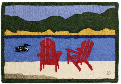 Loon Lake Chairs Rug - Online Only